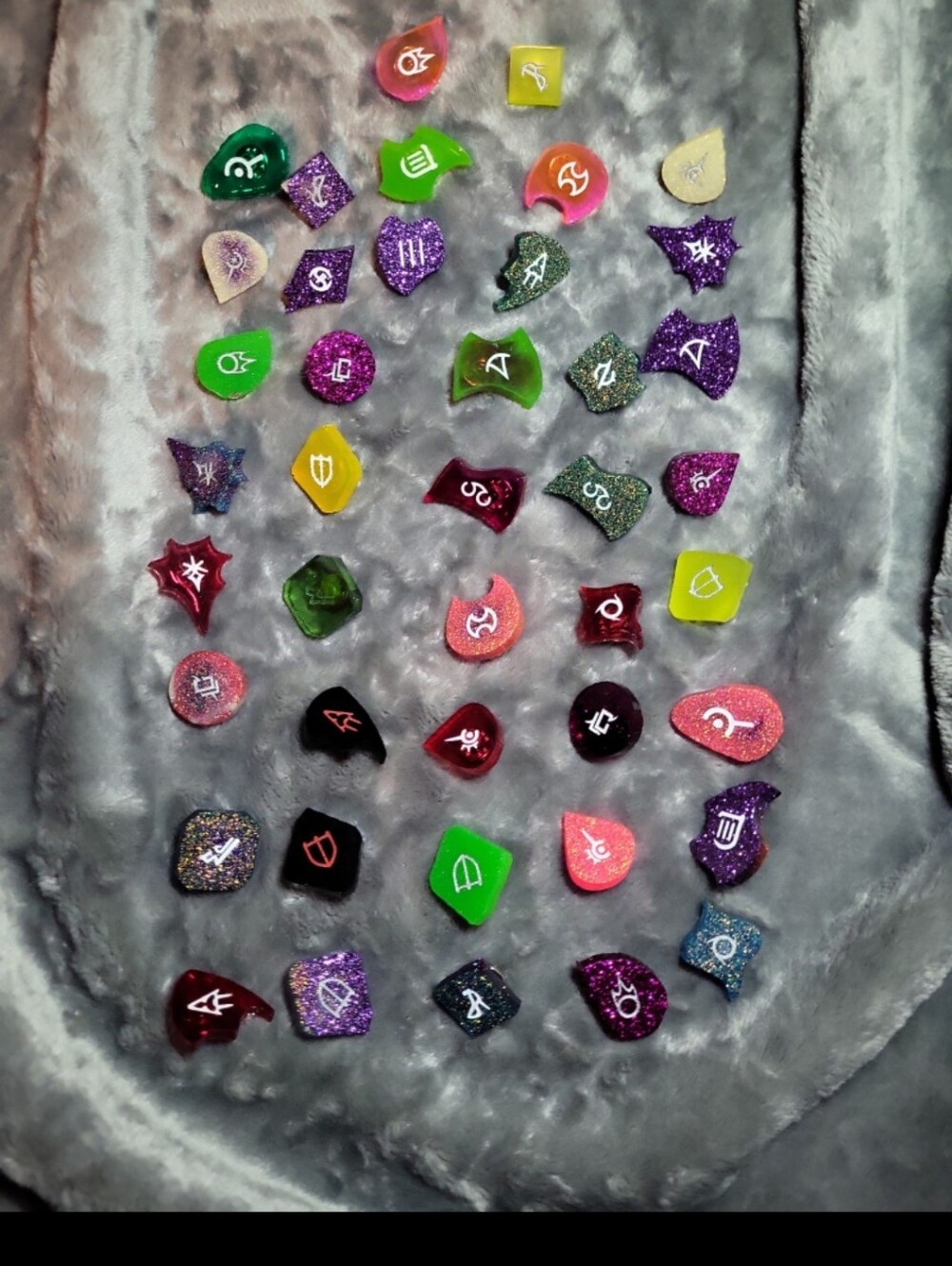 Final Fantasy Resin Soul Crystal Pins